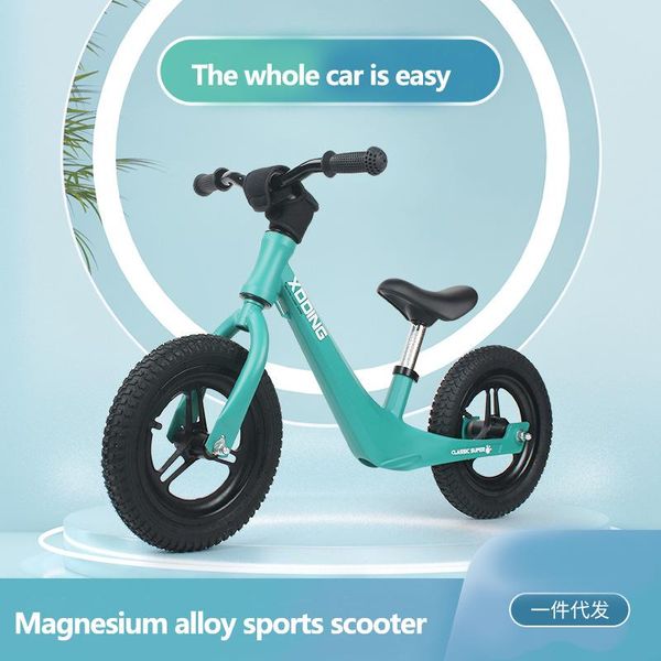

gift sets baby balance bike no pedals tricycle riding toy kids children bicycle walking learning scooter one-piece frame for 2-6 years old