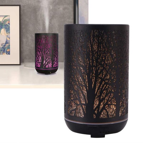 

300ml air humidifier 2 in 1 ambient night light aroma aromatherapy diffuser black 100 to 240v humidifiers