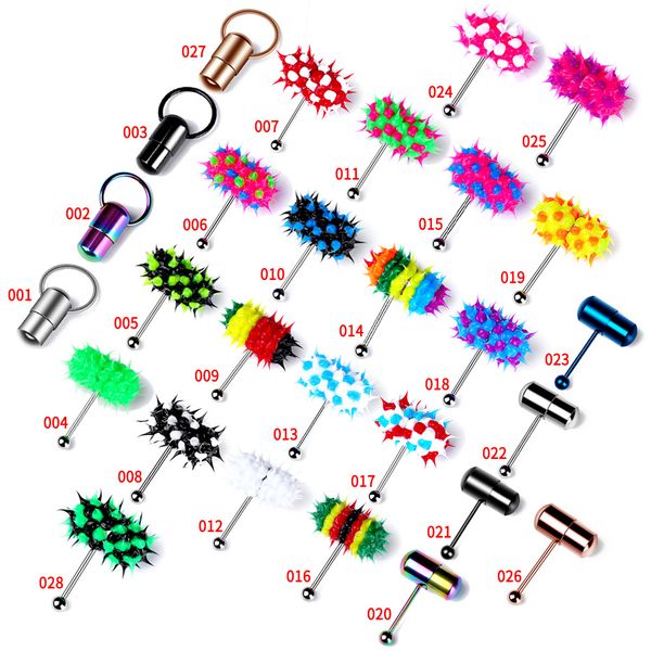 

european and american tongue piercing jewelry vibration silicone ring human body piercings accessories, Silver
