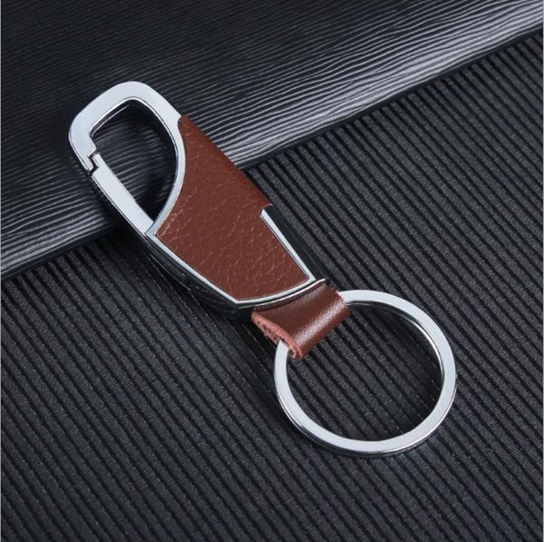 

keychains exquisite metal leather keychain keyring key chain car ring for mazda 2 5 8 3 axela 6 atenza cx-3 cx-4 cx-5 cx5, Silver
