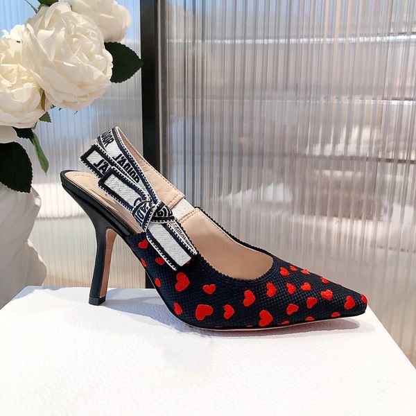 

2021ss sandals women slides womens scuffs slipper luxurys designers shoes high heels real leather lady paris summer beach pumps size 34-42, Black