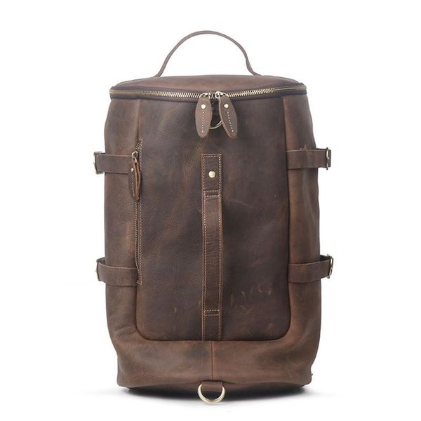 

backpack vintage cow leather backpacks genuine bag