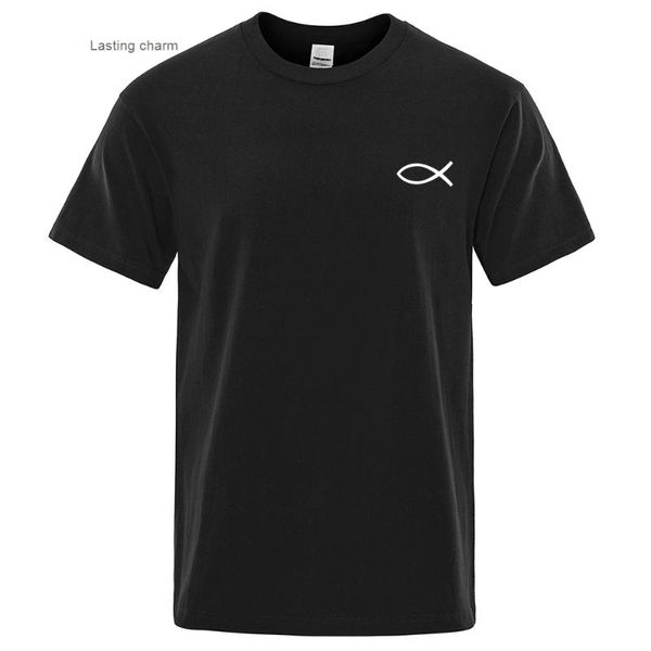 

men's casual shirts 2021 summer t-shirt ntlemen brand t boys sho mouw cian jus fish hi qlity, White;black