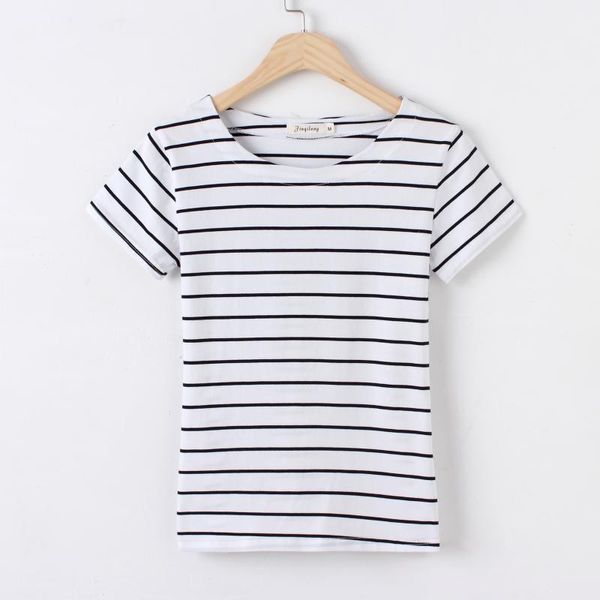 

women's t-shirt summer 2021 short sleeve t shirt women blue garment, White