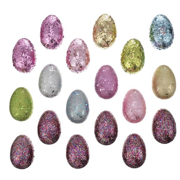 

18pcs empty easter eggshells egg children playthings party favor