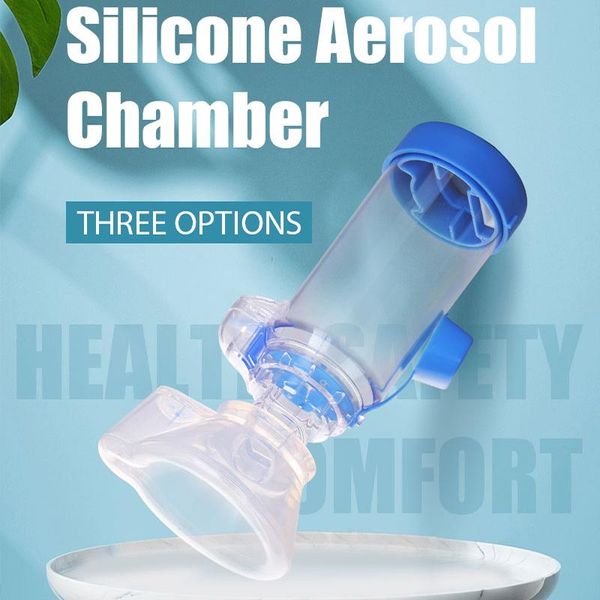 

storage bottles & jars professional adult/pediatric/baby asthma spacer inhaler device silicone aerosol cabin supplies