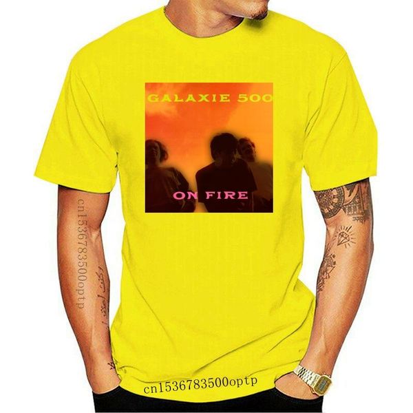 

men's t-shirts galaxie 500 on fire t shirt, White;black