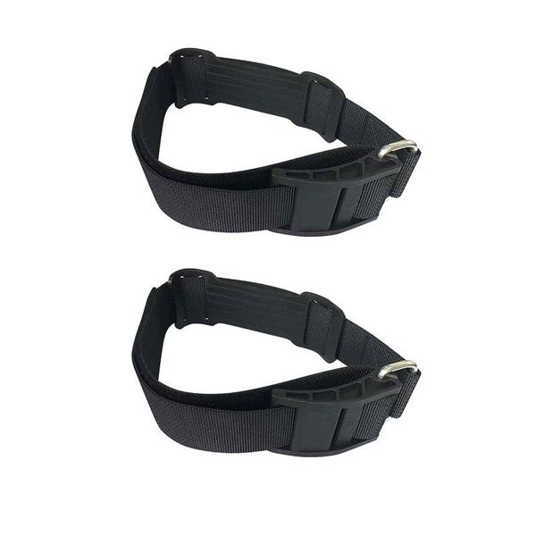 

2pcs scuba diving tank strap bcd band weight webbing belt with buckle diver equipment pool & accessories