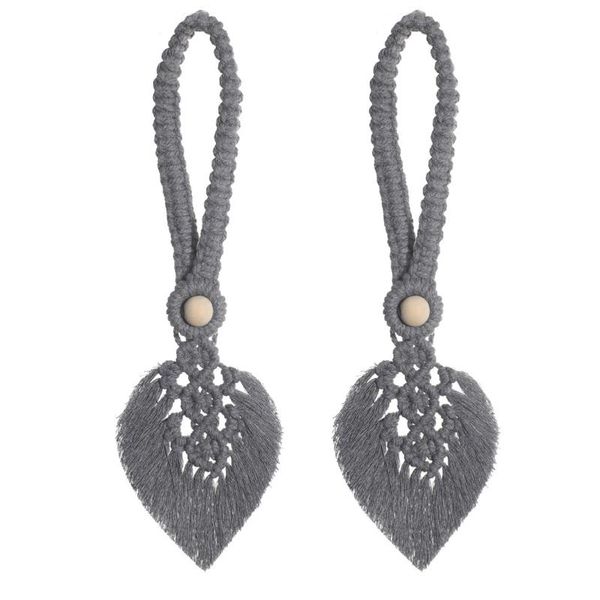 

curtain & drapes 2pcs indoor bathroom for home window decor office holder gift living room luxury simple style tiebacks earrings shape