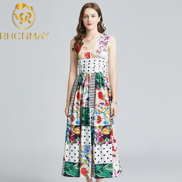 

2021 summer fashion designer vacation midi dress women v-neck multicolor floral print peplum party elegant dressswimwear bathing suits swims, Black;gray