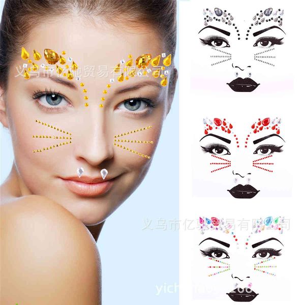 

tattoo paste diy jewelry face drill acrylic art party decorative ins