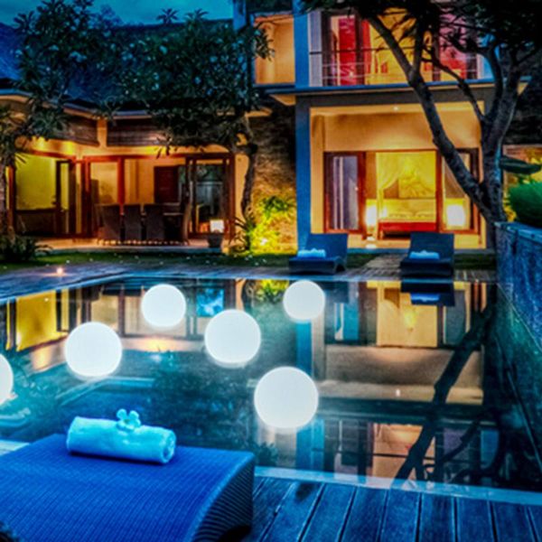 

garden lights waterproof swimming pool lamp decorative ball lawn holiday cottage vegetable festoon led light lamps