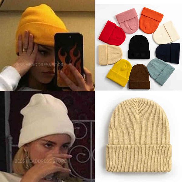 

winter autumn hats beanies knitted hat woman men beanie caps warmer bonnet for girls ladies outdoor casual cap, Blue;gray