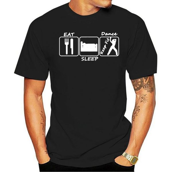 

men's t-shirts 100% cotton mens summer sale 100 % t shirt eat sleep dance keep fit exercise work out t-shirtfunny tee shirts, White;black