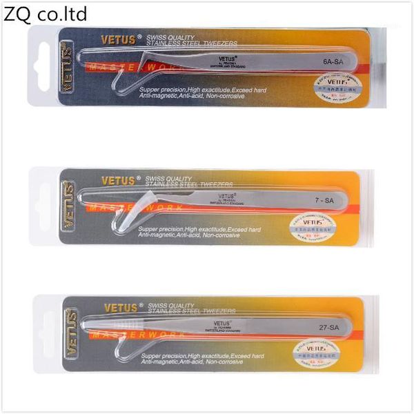 

1pcs professional brand stainless steel industrial anti-static tweezers watchmaker repair tools excellent quality1