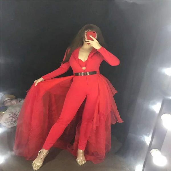 

party decoration d06 singer stage show wears women suit dresses catwalk performance clothes jumpsuit bar outfits dance costumes clothe club