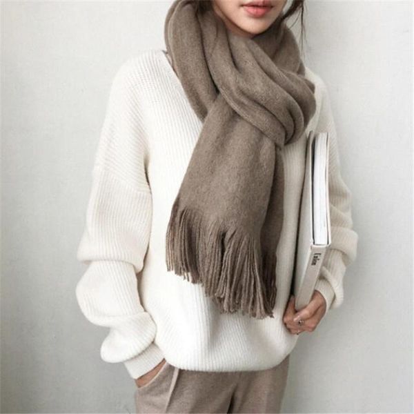 

korean v-neck loose solid sweater women 2021 winter plus size pullover women's knitwear bottoming pull femme sweaters, White;black