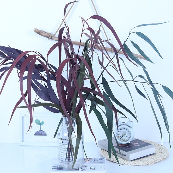 

craft wedding 3045cm nature preserved fine leaf eucalyptus branch diy eternell leaves flower eucalyptus garland for home decor