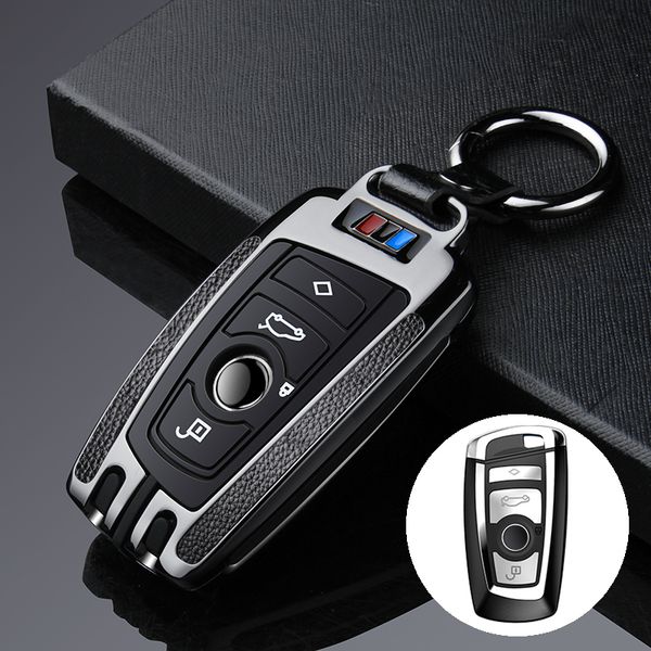 

genuine leather paste zinc alloy car key case cover for bmw e30 e34 e36 e39 e46 f10 f11 f31 g30 x1 f48 x3 x4 x5 m1 m2 m3 e90