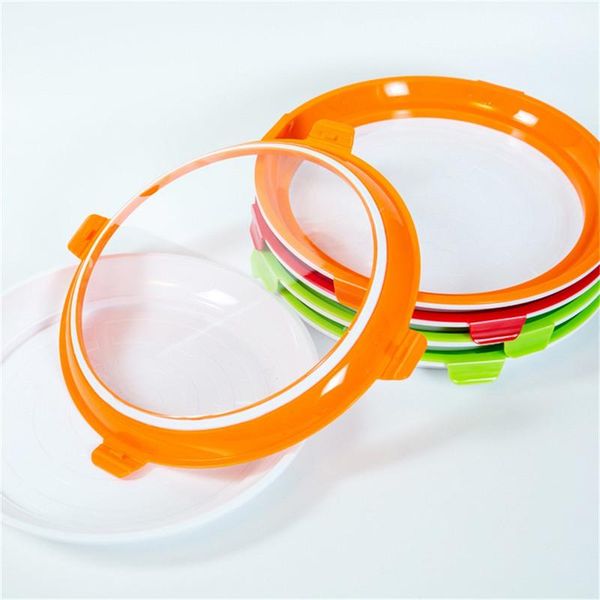 

kitchen storage & organization round preservation tray vacuum seal reusable containers sets plastic covers packaging box