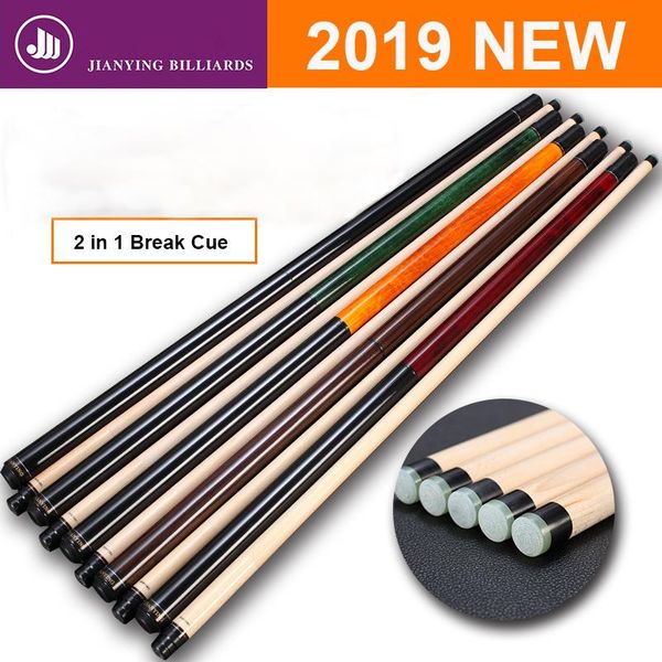 

jianying jump break cue 13mm tip 143cm length black 8 made in china billiard cues
