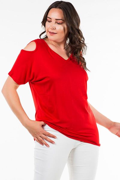 

plus size red v neck blouse women's blouses & shirts, White