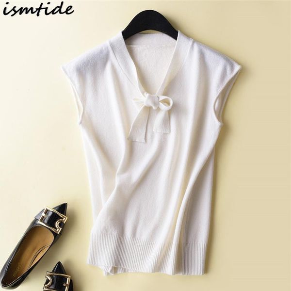 

women's sweaters short sleeve pure cashmere sweater bow women v neck fashion solid colors loose batwing wool knitted jumper, White;black