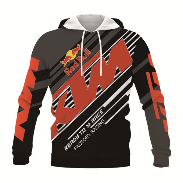 

men's hoodies & sweatshirts hoodie sportswear outdoor motorcycle clothing 3d printing fashion club racing casual punk clothes, Black
