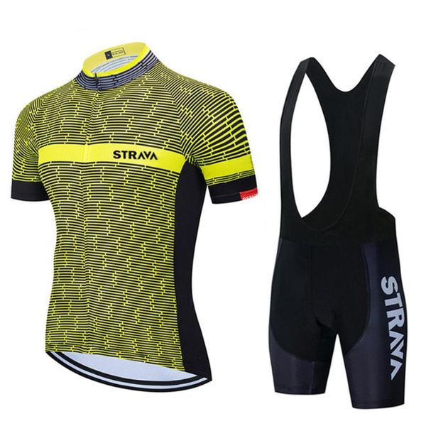 

bicycle clothes men cycling sets summer pro team strava road bike short sleeve clothing men's mtb jersey set sport wear racing, Black;blue