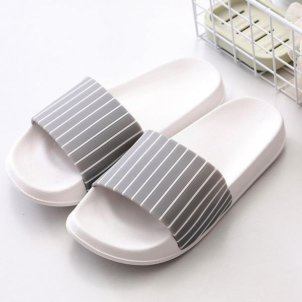 

couple summer slippers non slip indoor home bathroom slides soft bottom beach flip flops comfy house shoes1, Black