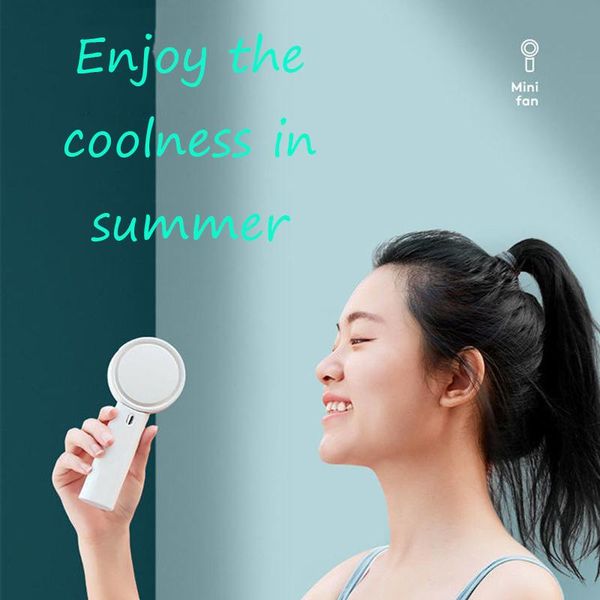 

electric fans mini bladeless handheld fan usb portable air conditioner mute without vane for home outdoor ventilador cooler palm