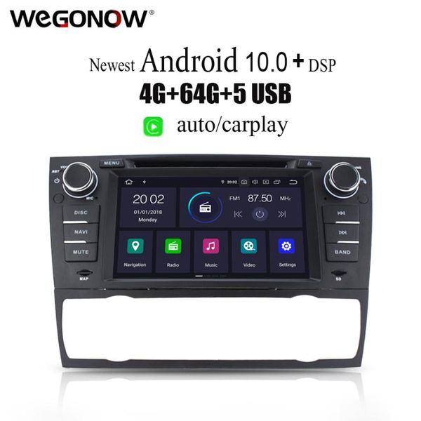 

64gb rom android 10 car dvd player wifi rds radio gps map bluetooth 5.0 for e90 e91 e92 e93 3 series