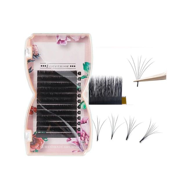

wholesale volume lash extension faux mink easy fan individual extensions private label false eyelashes