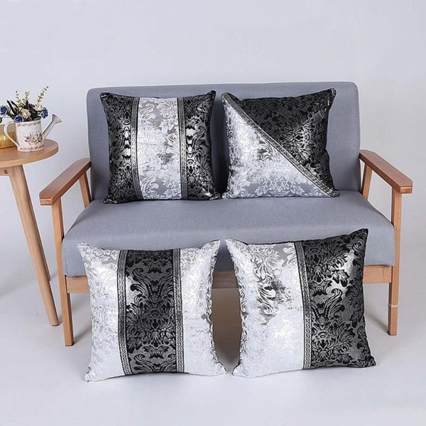 

pillow case mylb vintage black silver floral for pillowcase home decorative cover