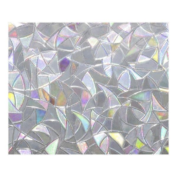 

static decorative privacy window glass film sticker stained anti uv self-adhesive rainbow stickers home decor d7we wall