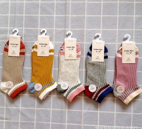 

spring summer children's sock s, s ocks, boat so cks, korean combed cotton thin, sweat absorbing, breathable and odor proof wholesale, Black