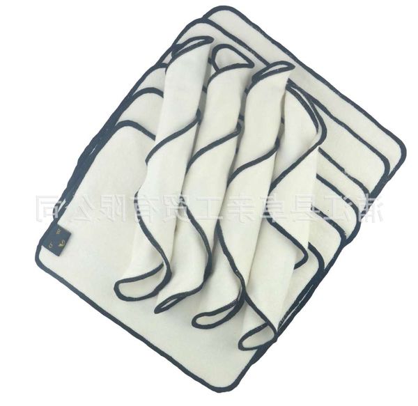 

washable bamboo fiber face cleaning towel, White