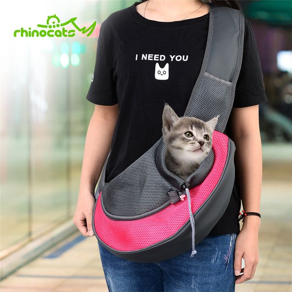 

Carrier For Cat Pet Dog Sing Backpack Breathabe Trave Transport Carrying Shouder Bag For Kitten Puppy Sma Animas Handbags