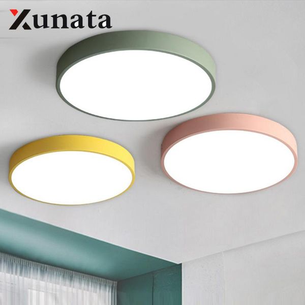 

pendant lamps led ceiling lamp 12w 18w modern acryl alloy round thin light lights lighting for foyer bedroom