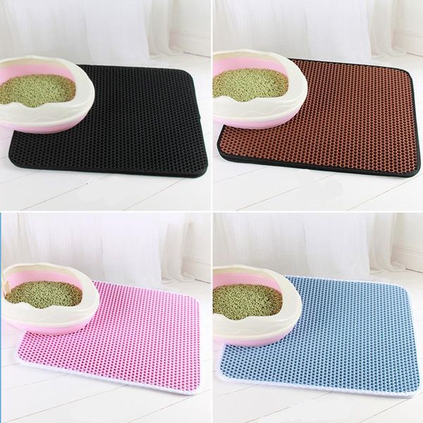 

pet cat litter pad eva double-layer trap easy to clean accessories drop kennels & pens