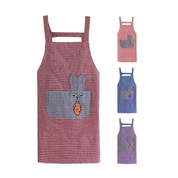 

aprons apron skin-friendly fadeless cute pattern stain resistant cooking bib for women man kitchen dishwashing cleaning tools