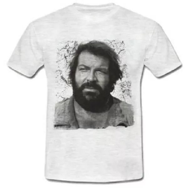 

t-shirt blaze mesh bud spencer white shirt, White;black