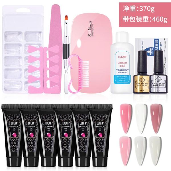 

nail art kits uv gel kit all for manicure extension set quick builder acrylic polish tool