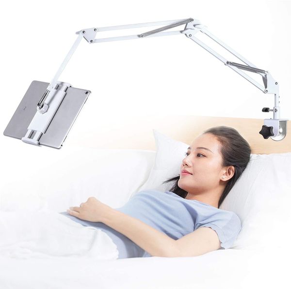 Faltbarer Tablet-/Telefonständer für das Bett, universeller flexibler Tablet-Halter aus Aluminium mit 360-Grad-Drehung für iPad/iPhoneX/iPad Pro/N-Switch