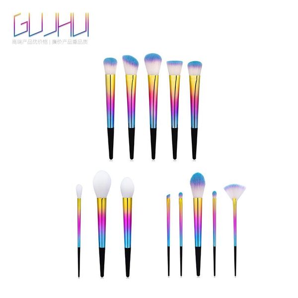 

makeup brushes 3/5pcs tool set cosmetic powder eye shadow foundation blush blending beauty make up brus