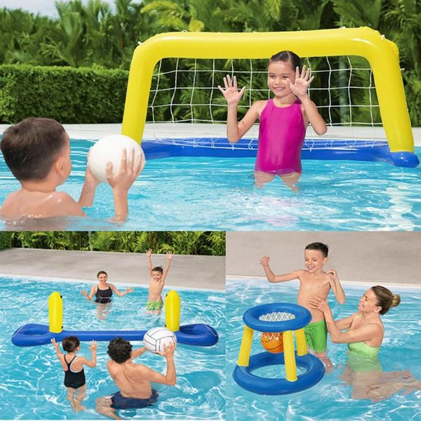 

pool & accessories summer toys air mattresses giant inflatable party float water games sports volleyball football basketball