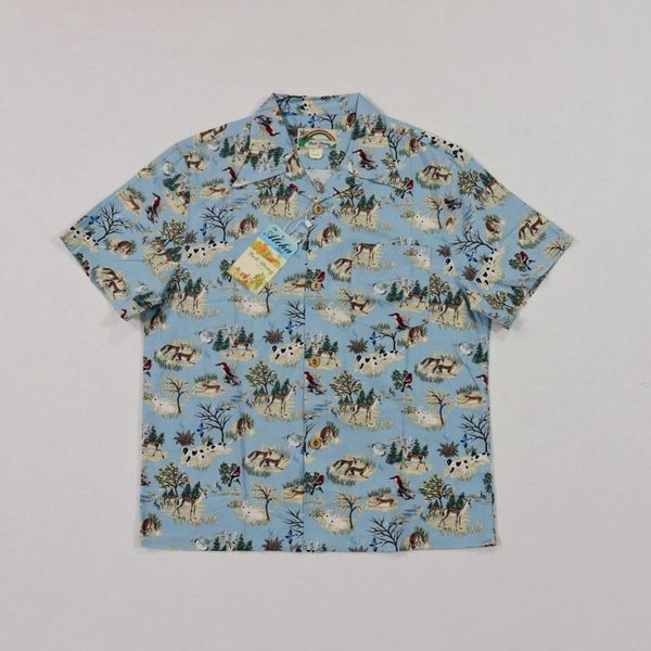 

blouses bob dong wildlife park camp summer travel hawaiian short sleeved tee shirts, White;black