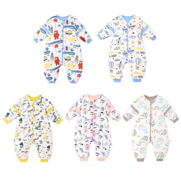 

baby sleeping bag wearable long sleeve cotton sleepwear winter autumn sleepsack jumpsuit clothes for toddler kids bags