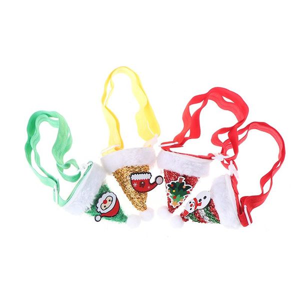 

christmas dog cat headband hat pet party costume headwear caps adjustable grooming accessories for puppy kitten small apparel