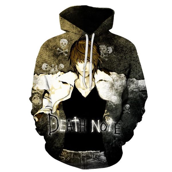 

men's hoodies & sweatshirts 2021 3d printing long-sleeved hoodie spring and autumn casual fashion sportswear, Black